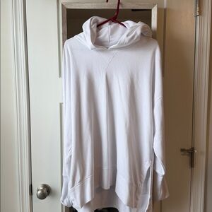 Abercrombie & Fitch Soft White Hoodie